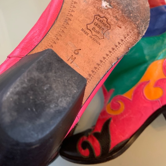 Vintage ZALO Woman’s Cowboy Boot Size 36 - Picture 7 of 8